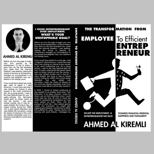 Design a Simple & Innovative Book Cover for the Transformation from Employee to Efficient Entrepreneur Design by DezignManiac