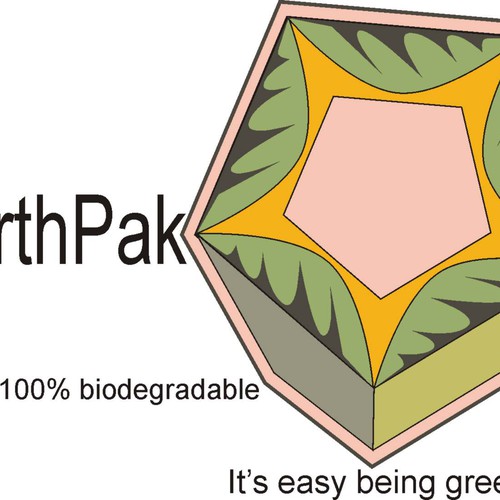 LOGO WANTED FOR 'EARTHPAK' - A BIODEGRADABLE PACKAGING COMPANY Design by George Burns