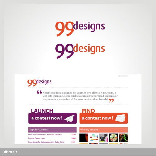 Logo for 99designs Design por diarma+