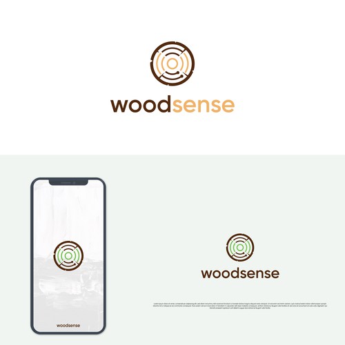 Sustainable tech logo needed for an IoT company working with wood construction Design by Lyna™