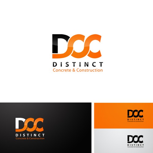 logo for Distinct Concrete & Construction Design by Shyamal86