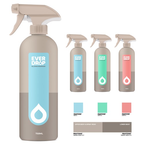 Premium Spray Bottle and Packaging for Cleaning Supplies-ontwerp door gs-designs