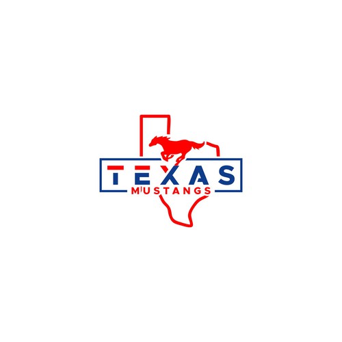 Texas Mustangs Design by SGrph