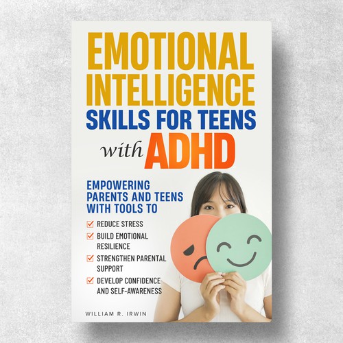 E-Book Cover Design for an Optimistic approach to addressing ADHD Design by Y&B
