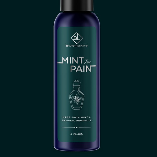 Pain Spray Label Design by Rifat_Jishan