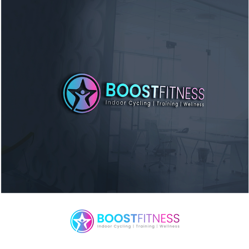Exciting logo design for expanding fitness brand! Design by coi