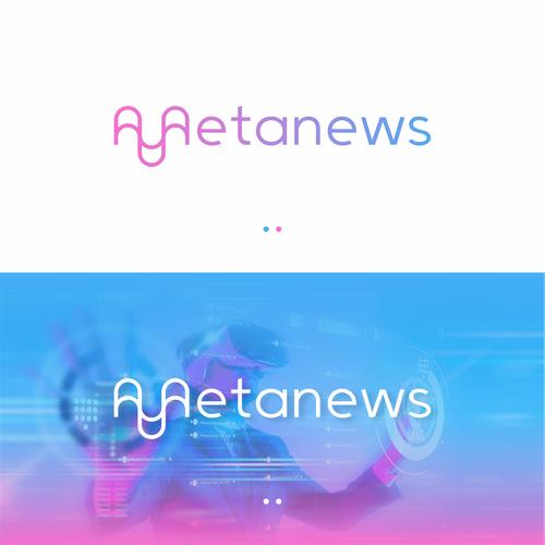 Design a logo for a web3 News platform called MetaNews Design by Petros_SP
