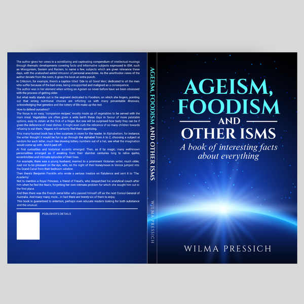 Wow factor cover for a non-fiction book about Ageism, Foodism and other ISMs