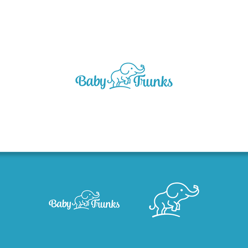 Elephant themed baby products company looking for modern logo Logo