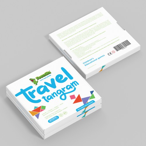 Toy Tangram Puzzle for Kids Design by CUPEDIUM