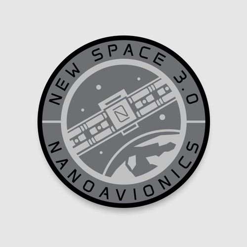 Exclusive Satellite Mission Patch Design Réalisé par maspoko