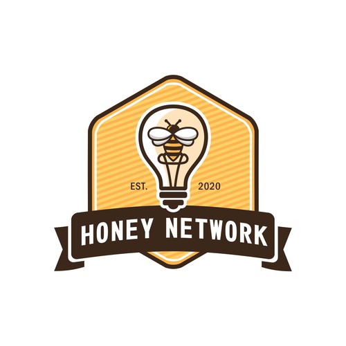 Design a modern vintage logo for the world's first smart honey Design by >Victory<