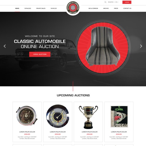 Web page design contest entry by pb⚡️