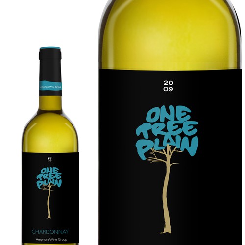 One Tree Plain wine label Design by DPA Design