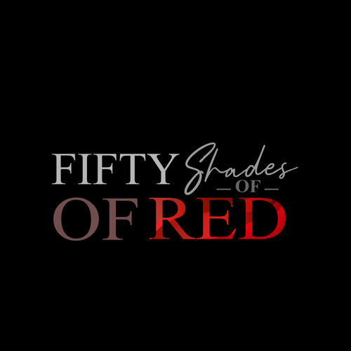 Logo for "50 Shades of Red" themed party Design by LogoLab77