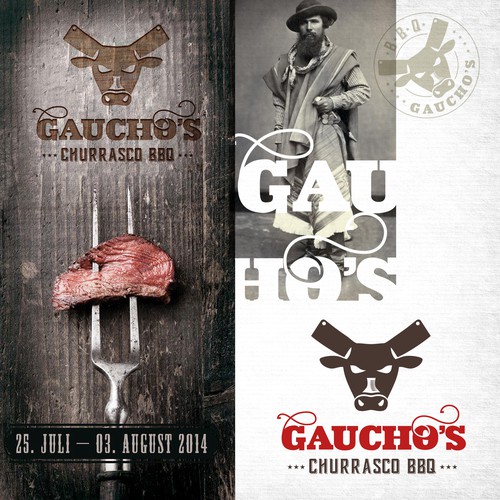 Design a Brazilian BBQ Logo - Gaucho's Design by tetrimistipurelina