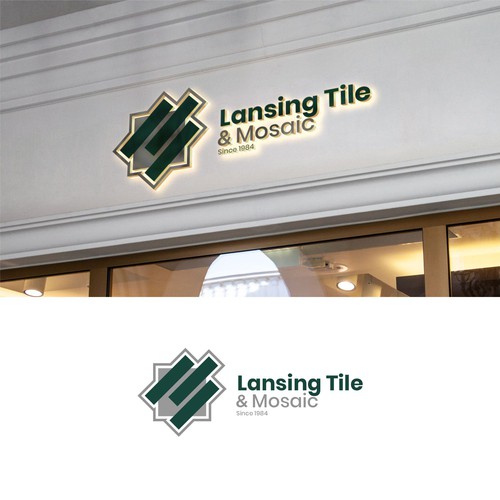 Lansing Tile & Mosaic Logo Update/Refresh for 40th Anniversary Year Design by sunshine_design