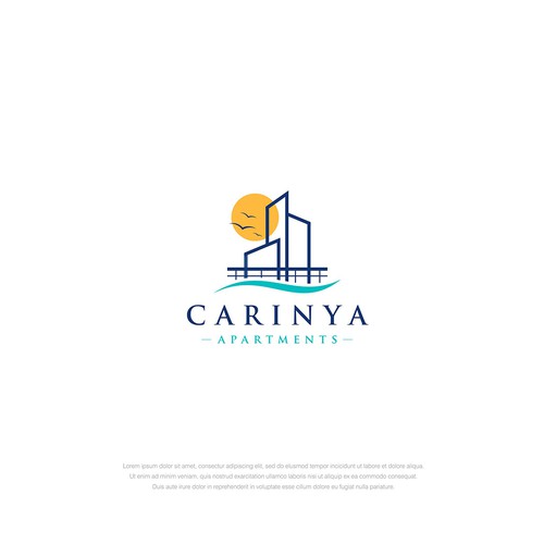 A logo for Carinya Apartments Design by futony