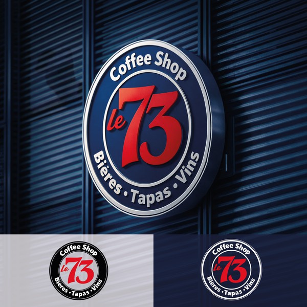 Circular badge logo for a café & tapas bar