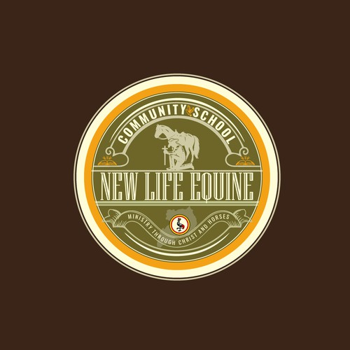 Equine Ministry School Logo Diseño de The Design Duck