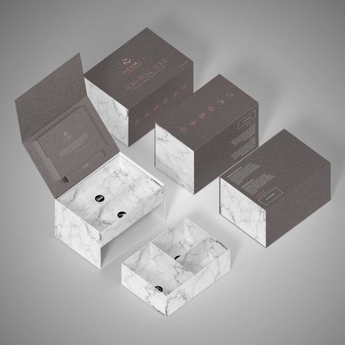 Design a smart luxury packaging for a desk accessory set Design by FAREL_14