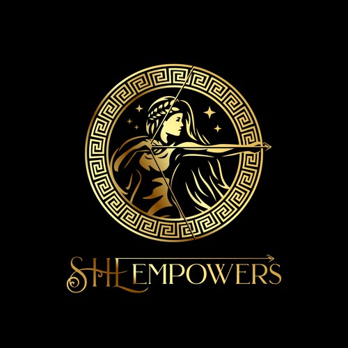 SHEempowers - luxurious design of a woman preferrably in some kind of a circle to appeal to women professionals Design by Art_Tam
