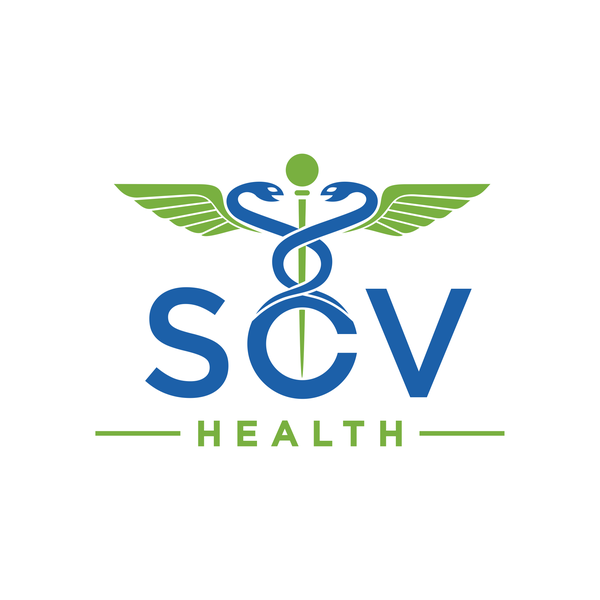 Design by Meccart titled "SCV Health (Santa Clarita Valley Health)"