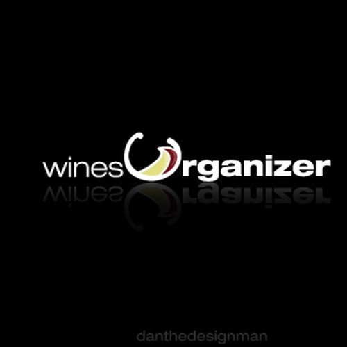 Wines Organizer website logo Design by dtdm