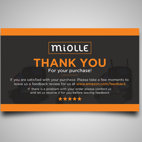 Luxury 55 Amazon Thank You Card