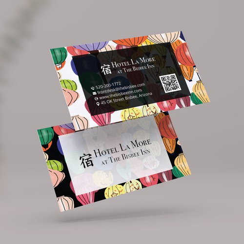 Business Card for Boutique Hotel Diseño de Birendra Chandra Das