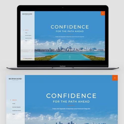 Design miami law firm website with hopeful miami skyline/landscape images  and tom ford style | Web page design contest | 99designs