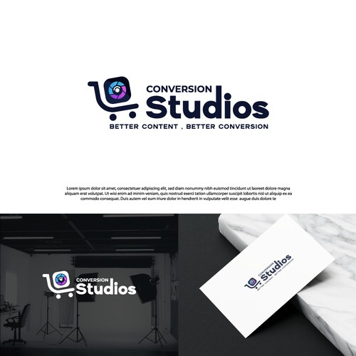 logo design for "conversion studios" photography studio Design by GraphiX by AdAm