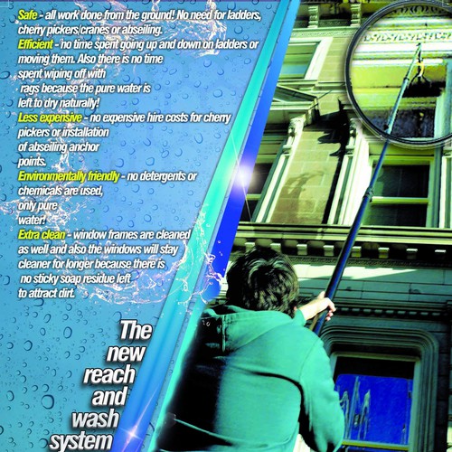 postcard or flyer for High Definition Window Cleaning Réalisé par Johnny White