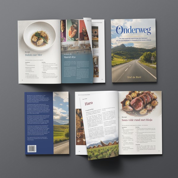Onderweg - Travel & Culinary Book Layout Design
