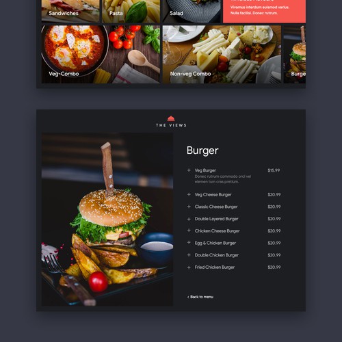 DIGITAL MENU FOR RESTAURANTS (IPAD FORMAT FOR RESTAURANT PATRONS) Design by FuturisticBug