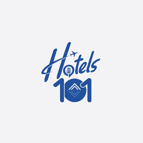 Create a logo for a podcast called - Hotels 101 - incorporate a hotel in the logo Design by i-ali