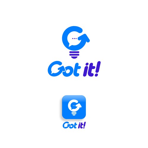 Logo design for "got it!", a top 10 app in App Store! Design réalisé par Z Creatives