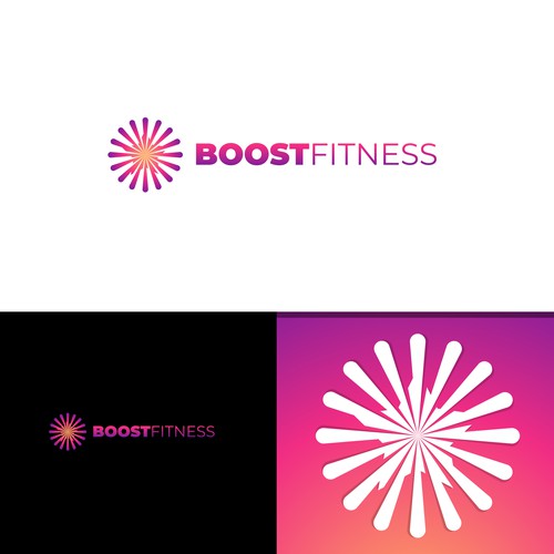 Exciting logo design for expanding fitness brand! Design by Fierda Designs