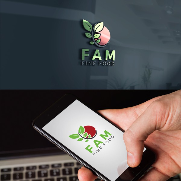 Design by XingDesigns✡ titled "FAM FINE FOOD"