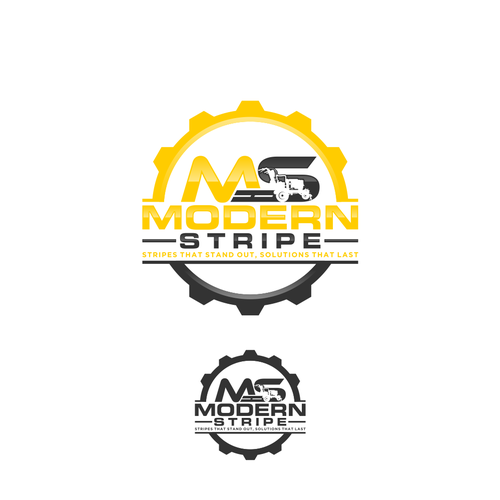 Create Modernized Logo for a Professional Parking Lot Line Striping Company Design by Log_In