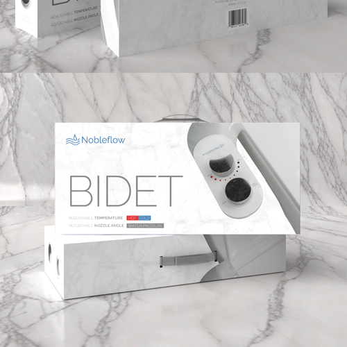 Design the packaging (box) for a new bidet attachment for toilets Design von basliktalha