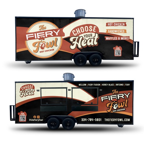 Designs | Food Truck Wrap Design for Hot Chicken Company | Car, truck ...