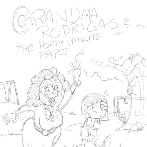 Children's Book Cover: Cartoon Grandma (ages 7-10, series) Design réalisé par pcarlson