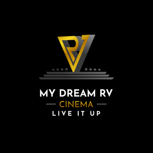 RV COMPANY EXPANDS INTO MOVIES AND PRODUCTION . NEED TO BLEND TO EXISTING LOGO Design by spiro.vector