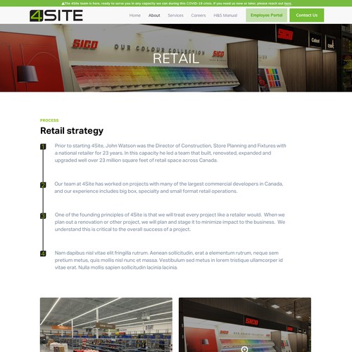 Web page design contest entry by Westbrook