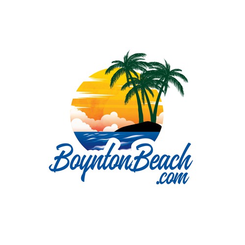 Logo for BoyntonBeach.com Design by Lukin