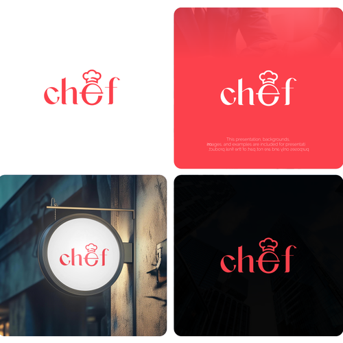 "CHEF": Food & Cooking Social Media Logo Design by dprasdesign