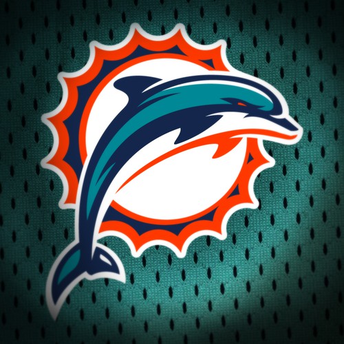 99designs community contest: Help the Miami Dolphins NFL team re-design its logo! Design by REDPIN