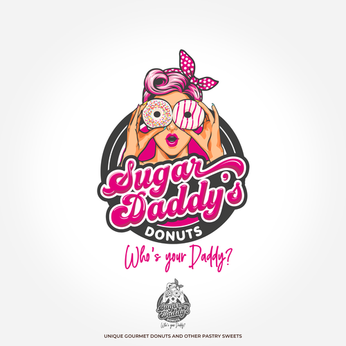 SUGAR DADDY DONUTS LOGO CONTEST Design by Joms Austria