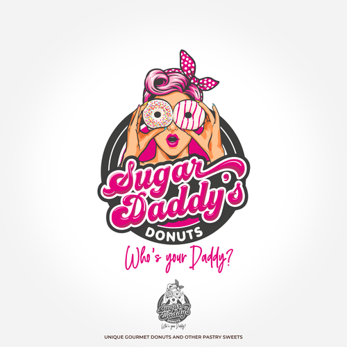 SUGAR DADDY DONUTS LOGO CONTEST Design by Trafalgar Law